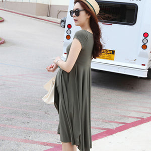 Maternity Short-sleeve Dress