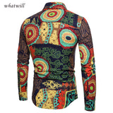 Shirts 3D printed dress dashiki