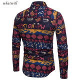 Shirts 3D printed dress dashiki