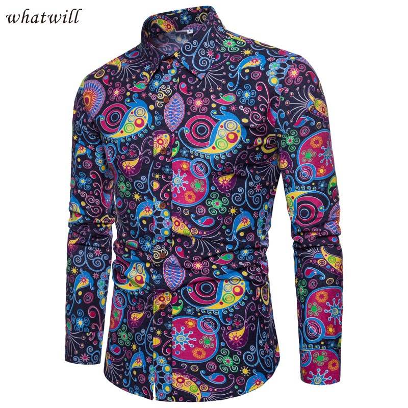 Shirts 3D printed dress dashiki