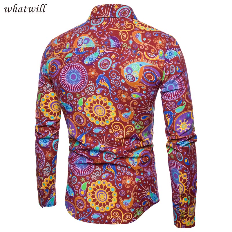 Shirts 3D printed dress dashiki