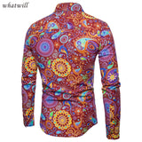 Shirts 3D printed dress dashiki