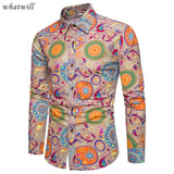 Shirts 3D printed dress dashiki