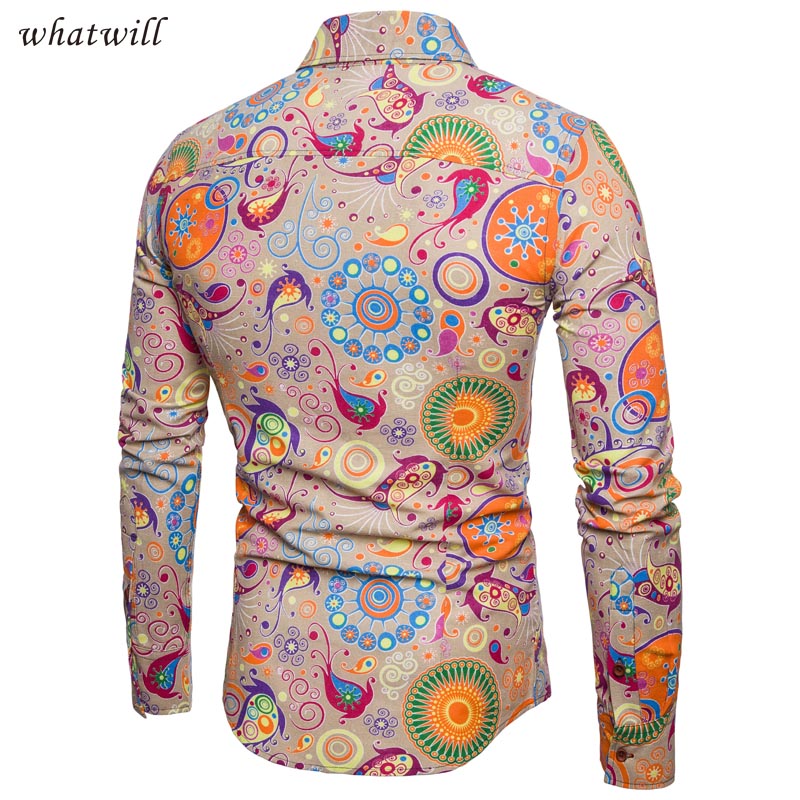 Shirts 3D printed dress dashiki