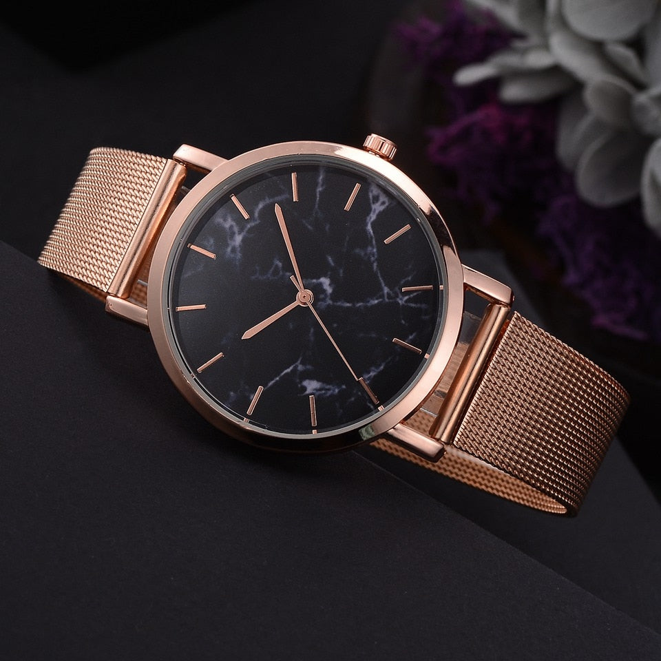 Marble Wrist Watch