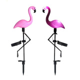 LED Solar Flamingo Stake Light