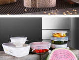 6 PCs Reusable Food Wrap Covers