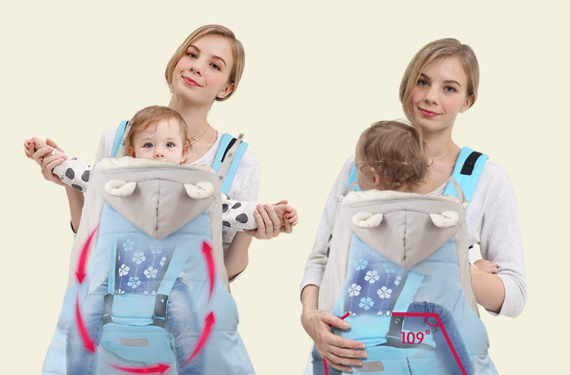 Kangaroo Warm Baby Carrier For Winter