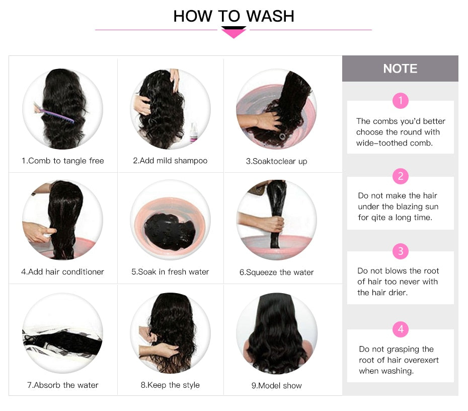 Straight Human Hair Wigs