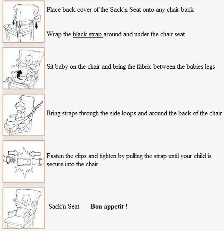 Baby Safety Belt Chair Portable