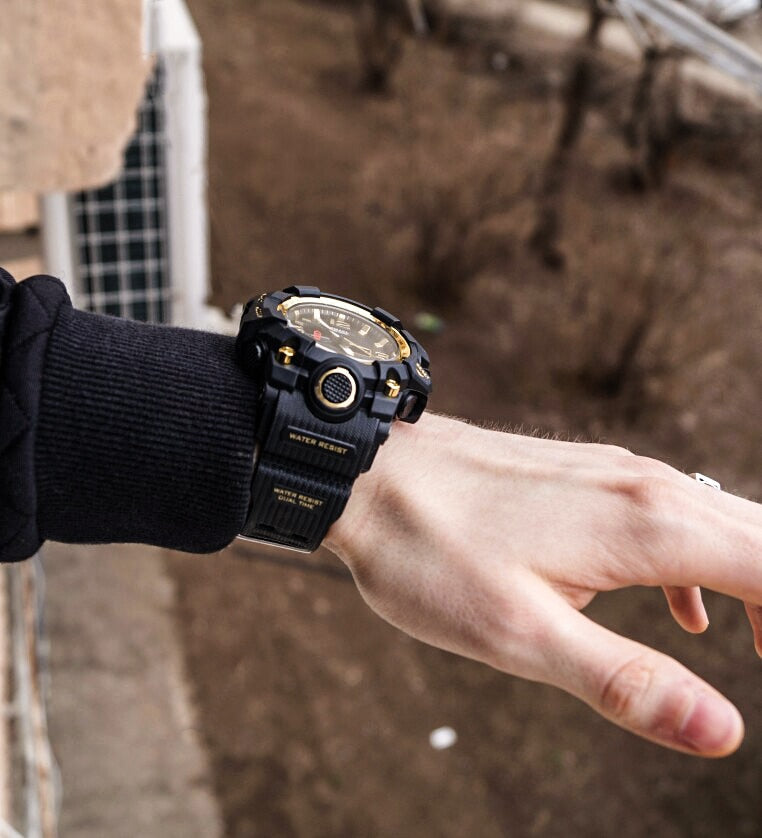 Waterproof LED Quartz Sport Watch