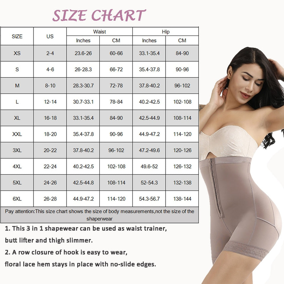 Women High Waist Control Body Shaper