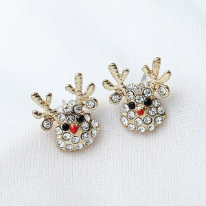 Christmas Hat Tree Earrings