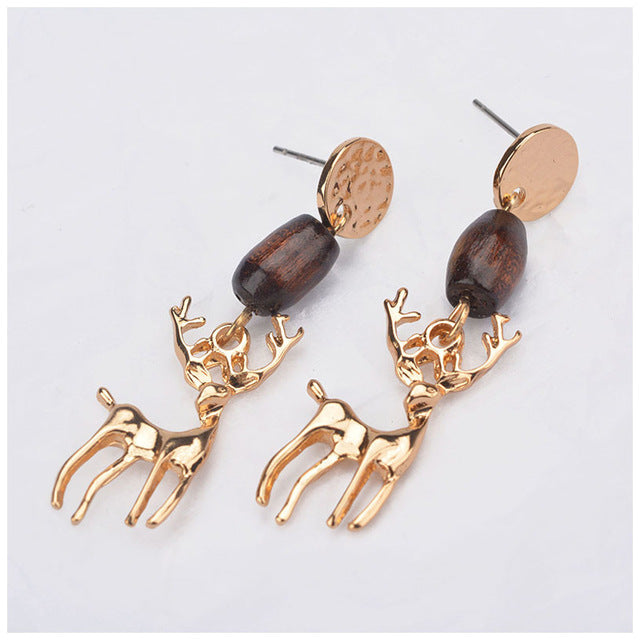 Christmas Hat Tree Earrings