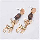 Christmas Hat Tree Earrings