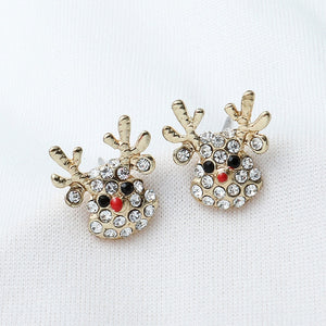 Christmas Hat Tree Earrings