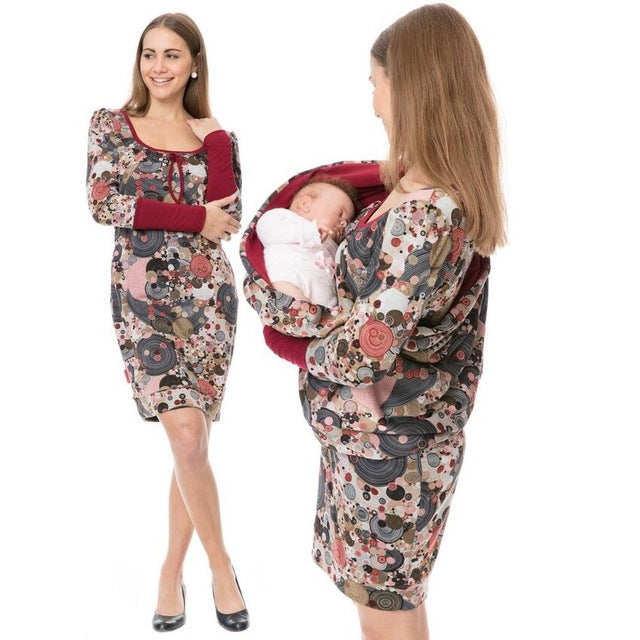 Woman's Maternity Clothes-Breastfeeding Sweater