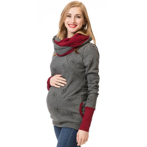 Woman's Maternity Clothes-Breastfeeding Sweater