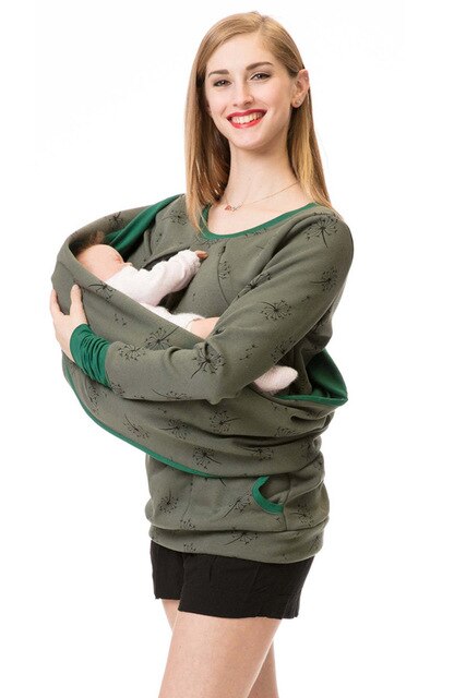 Woman's Maternity Clothes-Breastfeeding Sweater