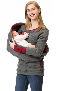 Woman's Maternity Clothes-Breastfeeding Sweater
