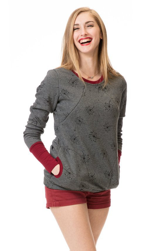 Woman's Maternity Clothes-Breastfeeding Sweater