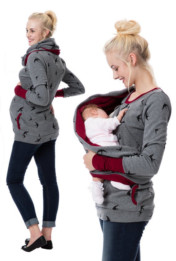 Woman's Maternity Clothes-Breastfeeding Sweater