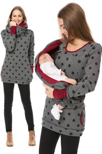 Woman's Maternity Clothes-Breastfeeding Sweater