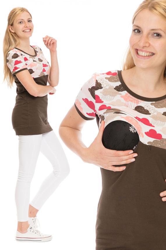 Woman's Maternity Clothes-Breastfeeding Sweater