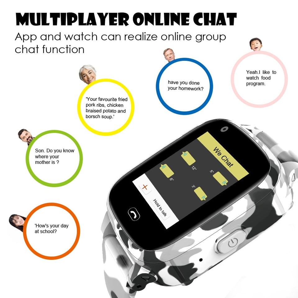 GPS Video Call Smart Watch For Kid