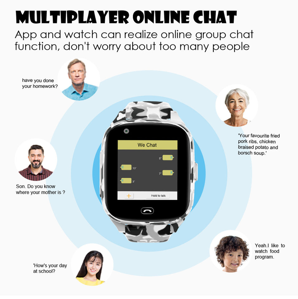 GPS Video Call Smart Watch For Kid