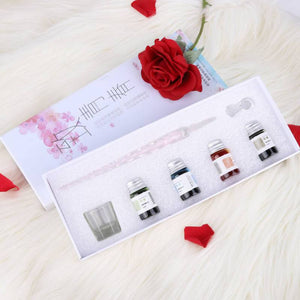 Glass Signature Ink Pen for Party