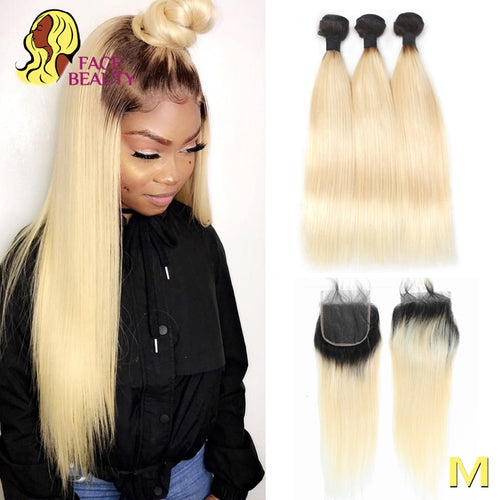 Honey Blonde Brazilian Straight Hair