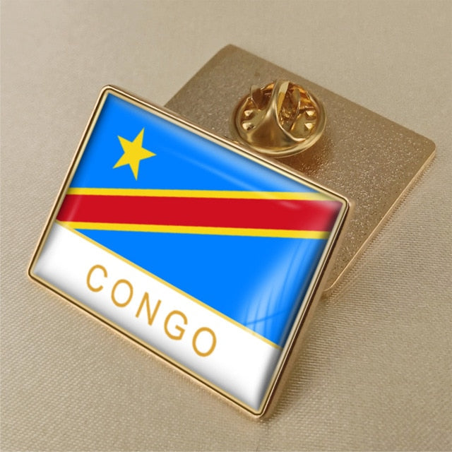 Brooch-Badges-Lapel Pins Democratic Republic of Congo