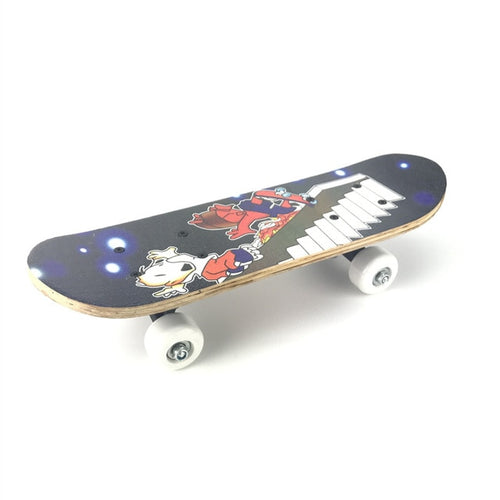 Double-sided printed skateboard