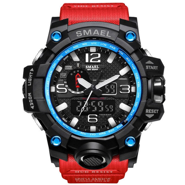 Waterproof LED Quartz Sport Watch