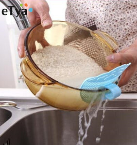 Cleaning Rice-Beans strainer