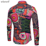 Shirts 3D printed dress dashiki