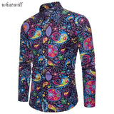 Shirts 3D printed dress dashiki