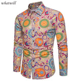 Shirts 3D printed dress dashiki