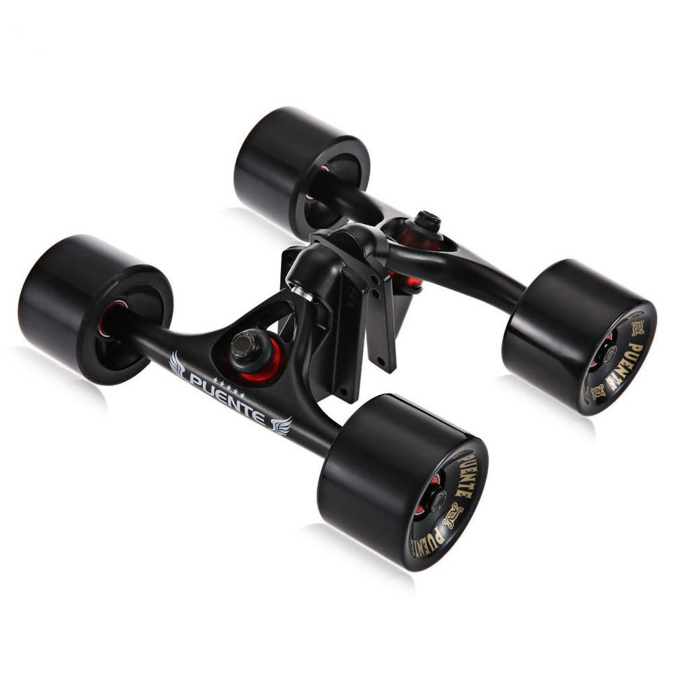 Skateboard Truck with 4 Skateboard Wheels