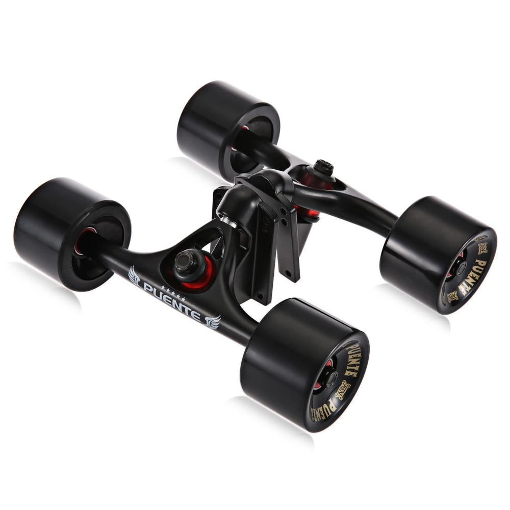 Skateboard Truck with 4 Skateboard Wheels