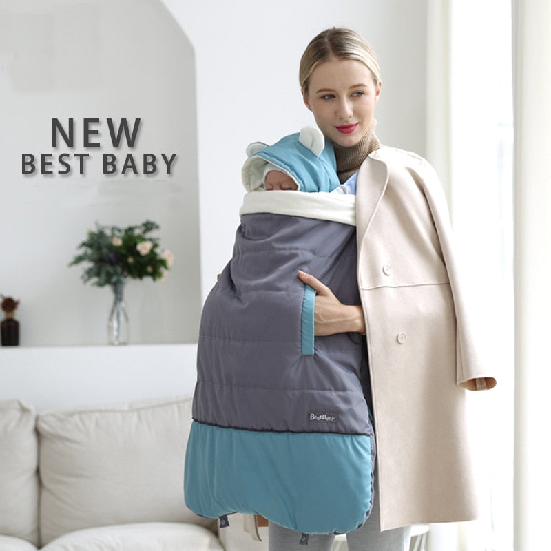 Kangaroo Warm Baby Carrier For Winter