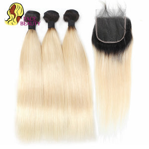 Honey Blonde Brazilian Straight Hair