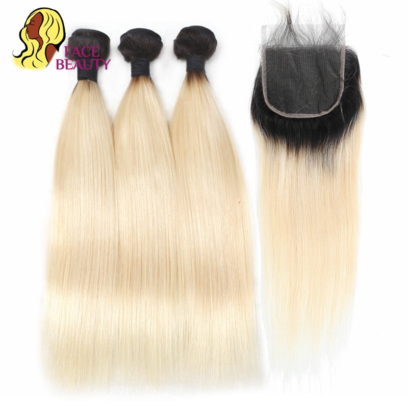 Honey Blonde Brazilian Straight Hair