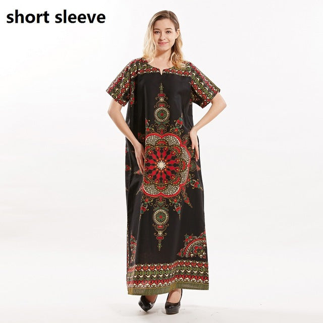 Women's 100% Cotton African Print Dashiki