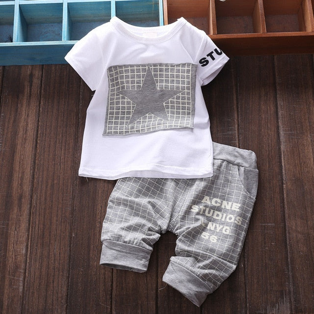 Two PCs Baby Boy Clothing Set